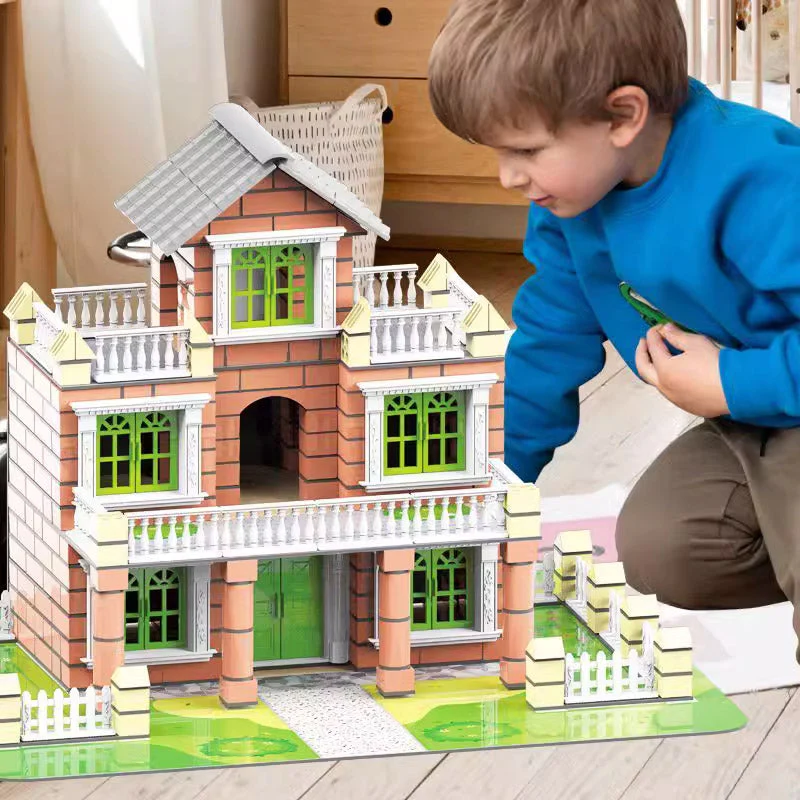 📢📢50 % DE RÉDUCTION !! ⏰214 pièces - Ensemble de jouets de construction et de simulation à monter soi-même pour enfants🔥🔥