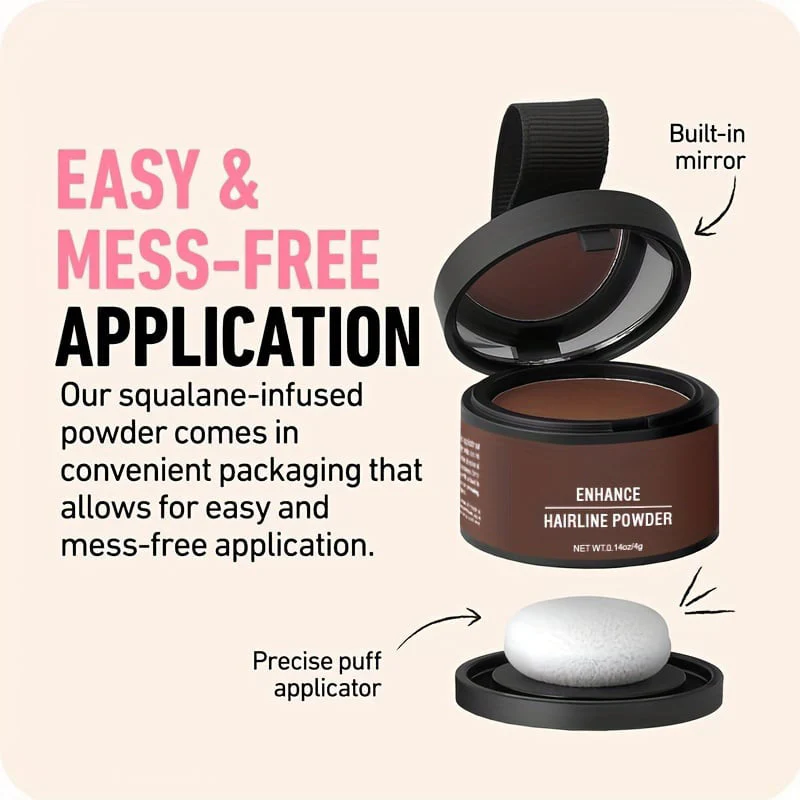 đ„Achetez 2 obtenez 1 gratuitđHairline Powder dissimule instantanĂ©ment la perte de cheveux, Root Touch Up Hair Powder - Image 3