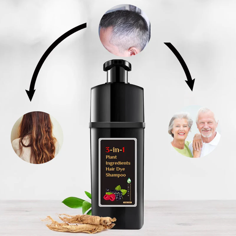 Achetez 2 Obtenez 1 Gratuit🌿Shampoing Colorant à Base d'ingrédients Végétaux🖤✨ - Image 2