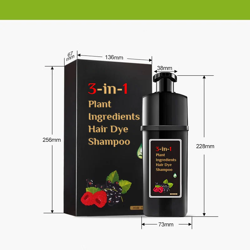 Achetez 2 Obtenez 1 Gratuit🌿Shampoing Colorant à Base d'ingrédients Végétaux🖤✨ - Image 7
