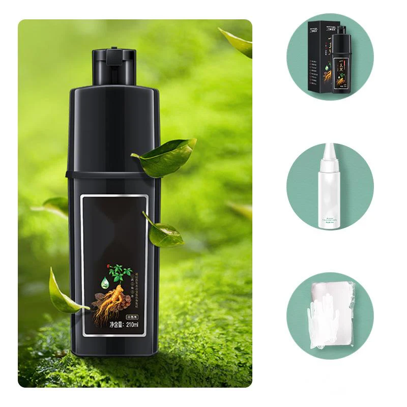 Achetez 2 Obtenez 1 Gratuit🌿Shampoing Colorant à Base d'ingrédients Végétaux🖤✨ - Image 9