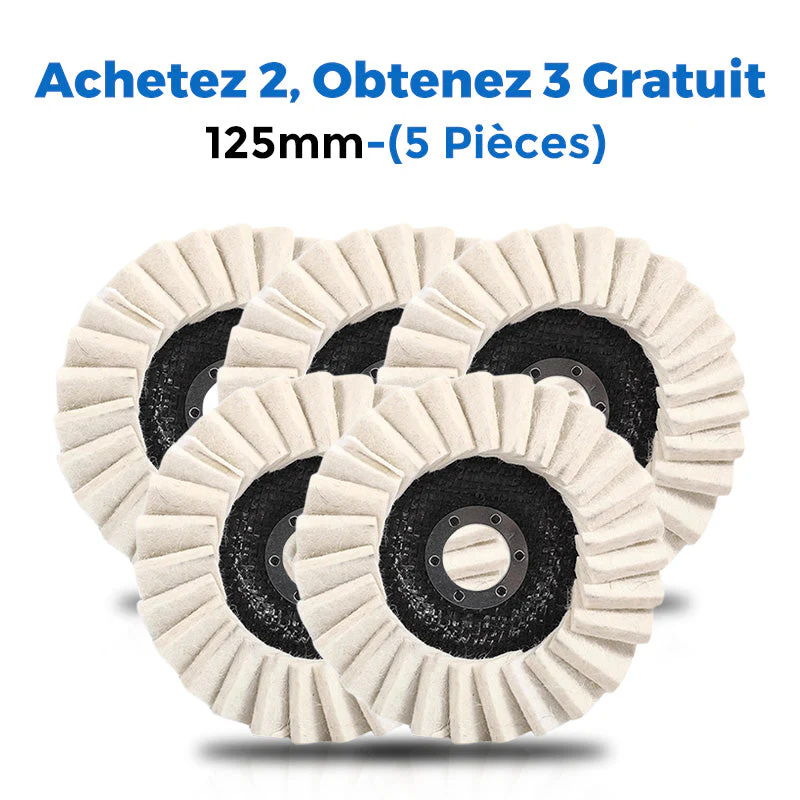 🎁Achetez 4 Obtenez 6 Gratuit ✨Disque de Polissage à Lamelles en Feutre de Laine - Image 12