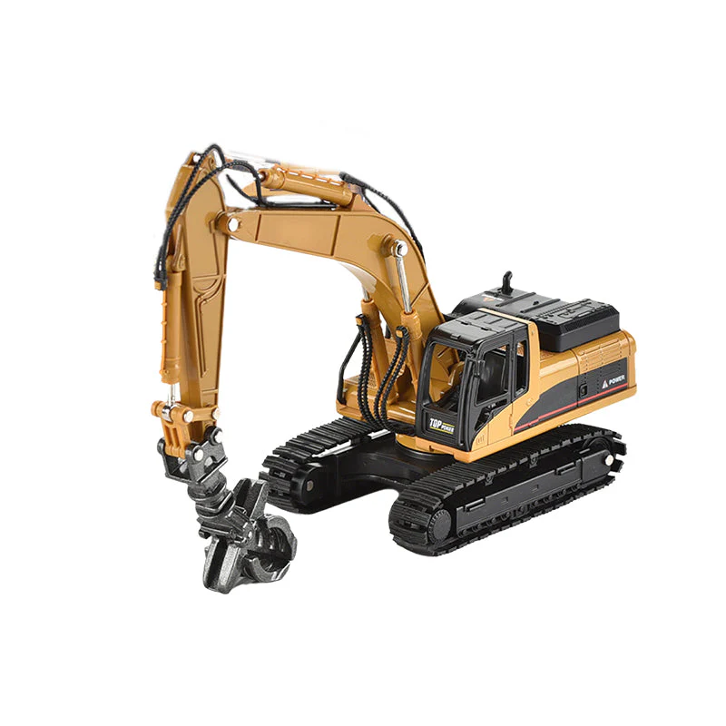 ⏳ 50 % de réduction pour une durée limitée ! 💥 Véhicule de chantier pelleteuse 1:50 - Image 12