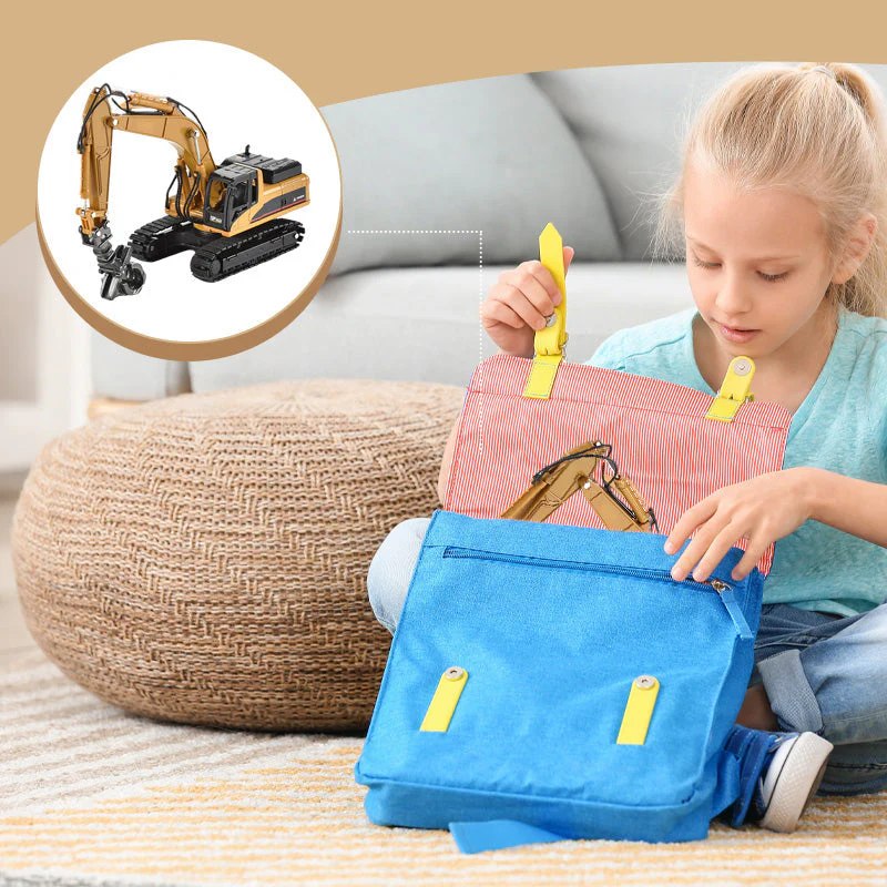 ⏳ 50 % de réduction pour une durée limitée ! 💥 Véhicule de chantier pelleteuse 1:50 - Image 5