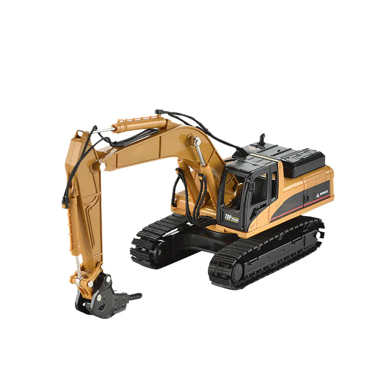 ⏳ 50 % de réduction pour une durée limitée ! 💥 Véhicule de chantier pelleteuse 1:50 - Image 9