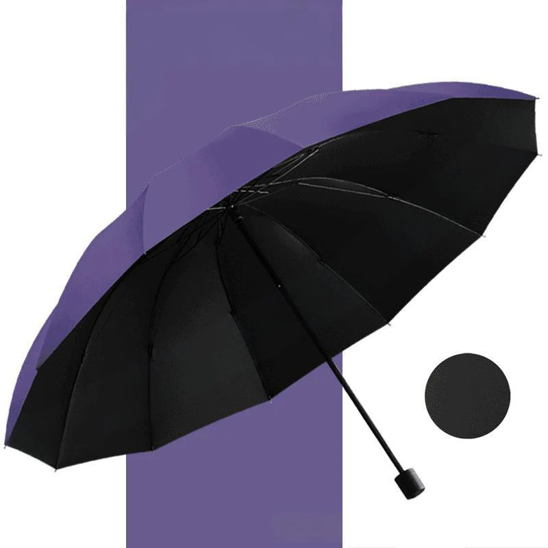 ☔ Parapluie Grand Format 12 Baleines Pliable et Anti-Vent - Protection Ultime !📢📢3 dernières heures : Grande vente⏰⏰ - Image 11