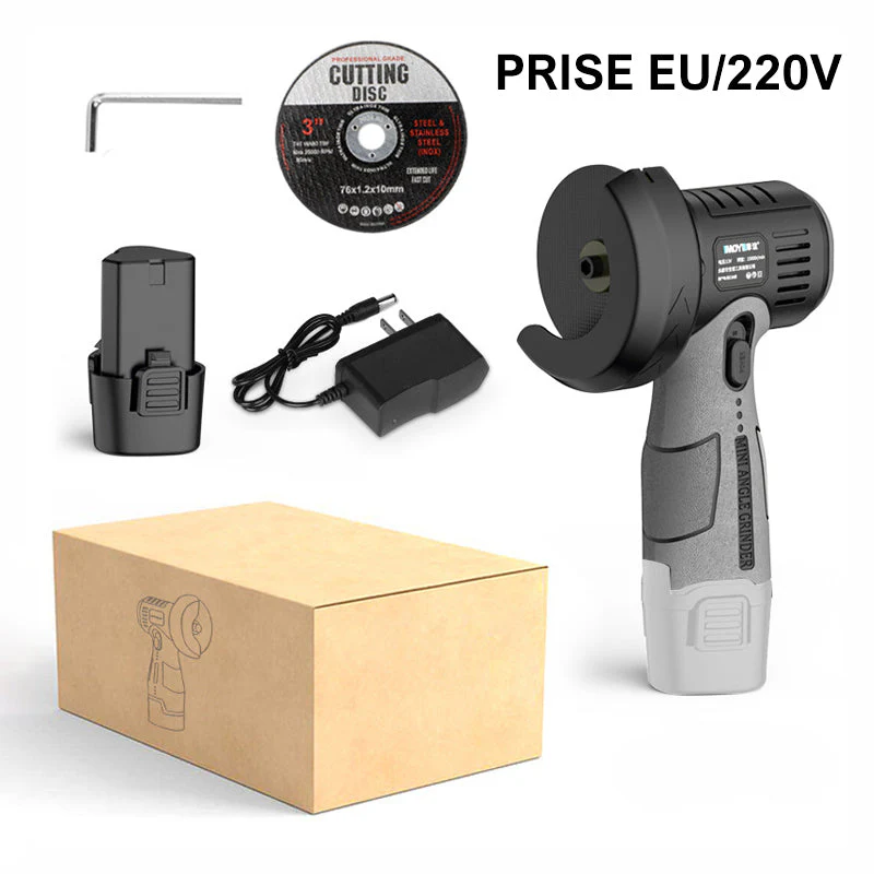 ⏳ Spécial limité en temps 🧰 12V Mini broyeur à angle avec disque de coupe - Image 8