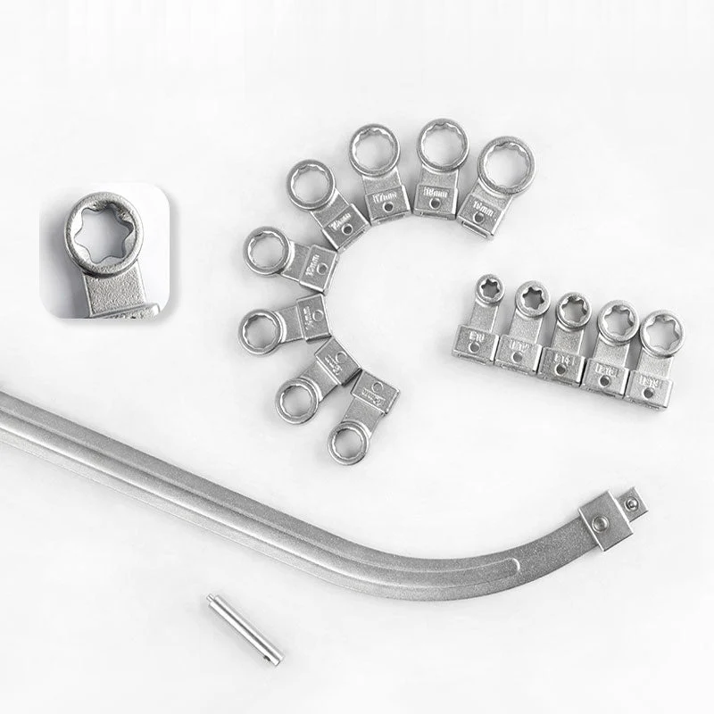 🔥 Offre à durée limitée 🔥 Ensemble de clé de serre - tête remplaçable portable de 15 pièces - Image 2