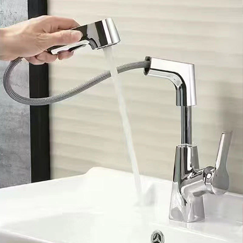 📢📢50% de réduction !! ⏰Robinet de Salle de Bain à 1 Trou avec Douchette Extractible - Image 10