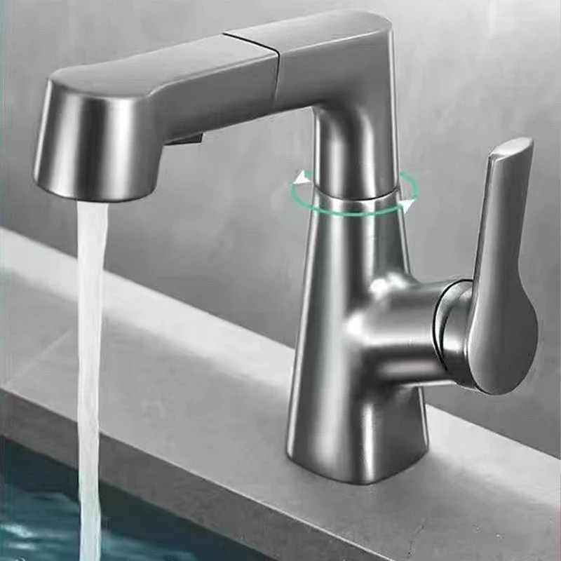 📢📢50% de réduction !! ⏰Robinet de Salle de Bain à 1 Trou avec Douchette Extractible - Image 13
