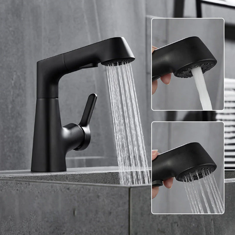 📢📢50% de réduction !! ⏰Robinet de Salle de Bain à 1 Trou avec Douchette Extractible - Image 5