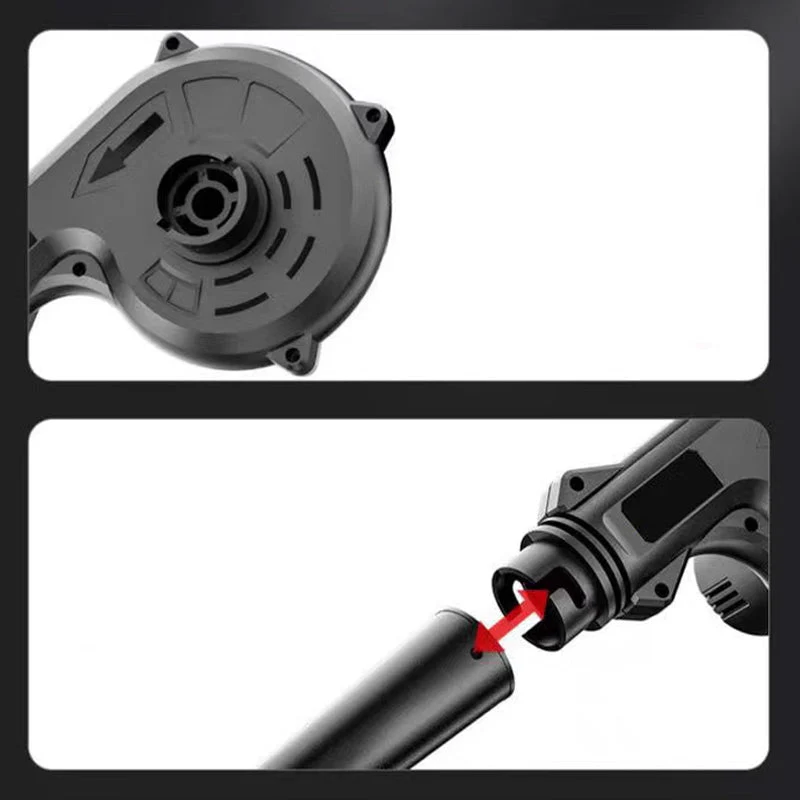 🔥 60 % DE RÉDUCTION – Souffleur de feuilles et aspirateur sans fil 2 en 1 🍂✨ - Image 6