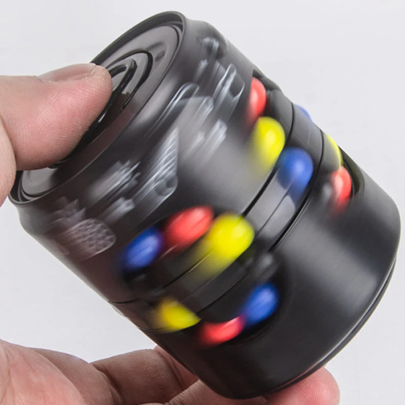 🌀 50% -60% DE RÉDUCTION ! SPINNER 2-EN-1 ANTI-STRESS & ÉDUCATIF – Design Canette Soda, LED, 3D Puzzle, Rotation Fluide ✨🎯🌟 - Image 6