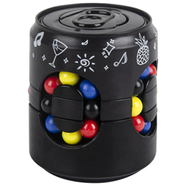 🌀 50% -60% DE RÉDUCTION ! SPINNER 2-EN-1 ANTI-STRESS & ÉDUCATIF – Design Canette Soda, LED, 3D Puzzle, Rotation Fluide ✨🎯🌟 - Image 8