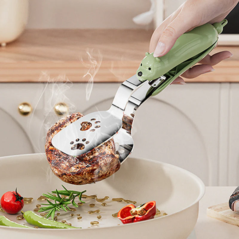 📢📢50 % DE RÉDUCTION !!! ✨Pince spatule antidérapante et résistante 2 en 1 - Image 2