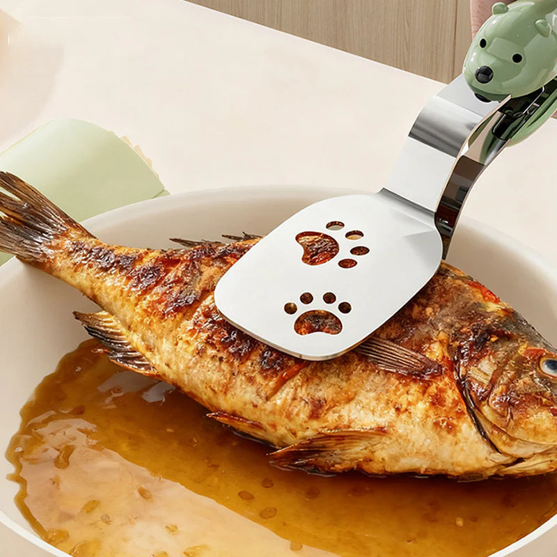 📢📢50 % DE RÉDUCTION !!! ✨Pince spatule antidérapante et résistante 2 en 1 - Image 4