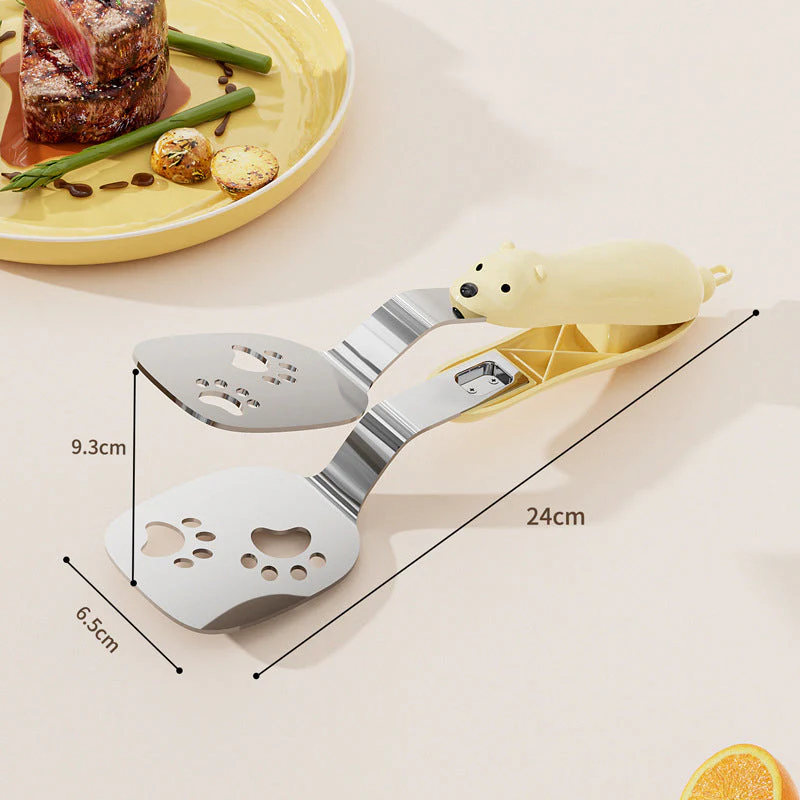 📢📢50 % DE RÉDUCTION !!! ✨Pince spatule antidérapante et résistante 2 en 1 - Image 8
