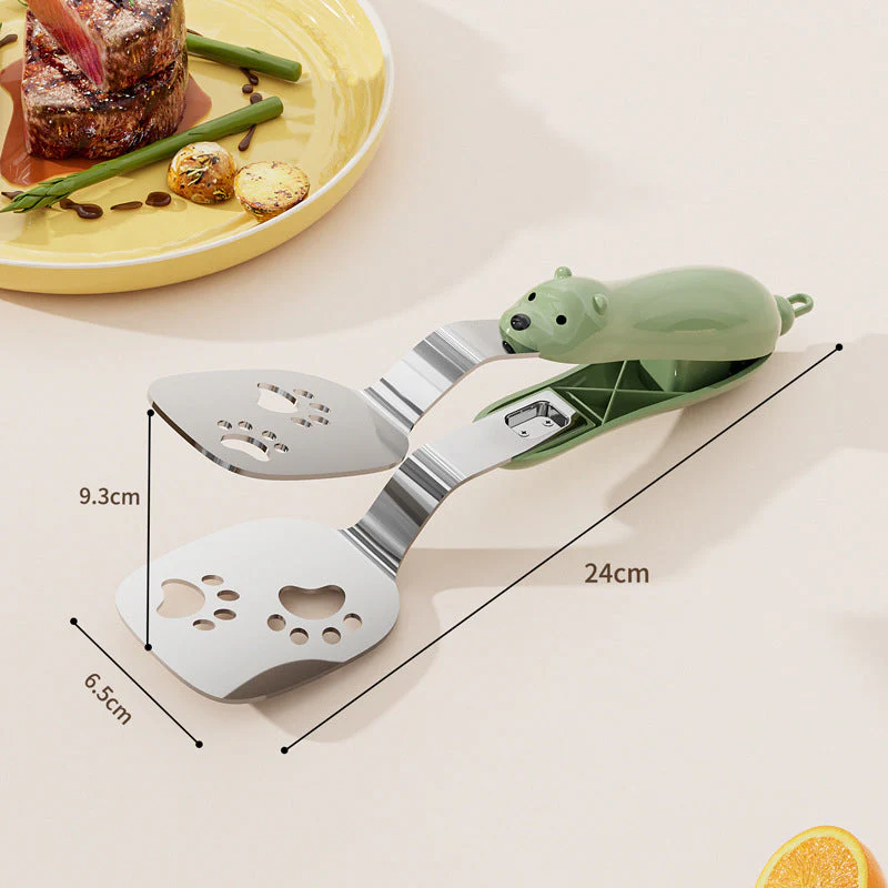 📢📢50 % DE RÉDUCTION !!! ✨Pince spatule antidérapante et résistante 2 en 1 - Image 9