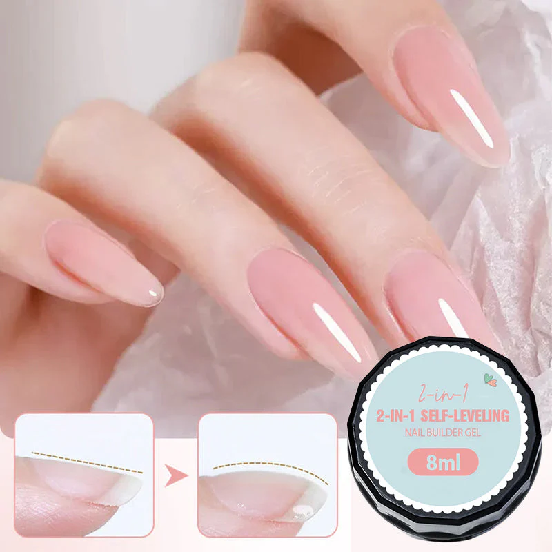 📢📢 50% DE RÉDUCTION ! ✨Gel de Construction Auto-égalisant 3-en-1 pour Ongles - Image 2