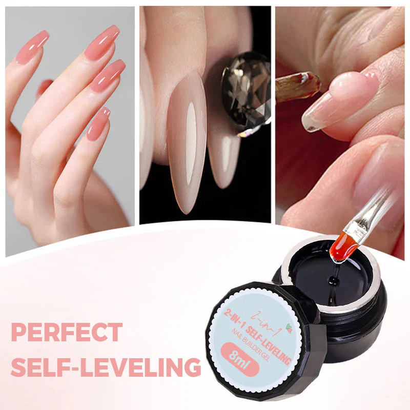 📢📢 50% DE RÉDUCTION ! ✨Gel de Construction Auto-égalisant 3-en-1 pour Ongles - Image 3