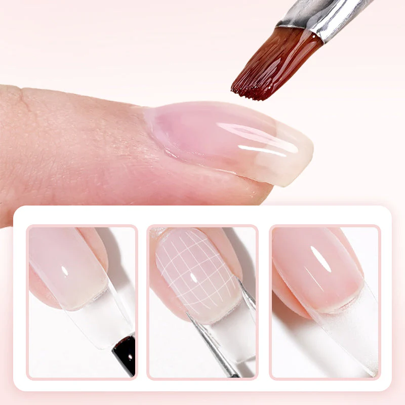 📢📢 50% DE RÉDUCTION ! ✨Gel de Construction Auto-égalisant 3-en-1 pour Ongles - Image 6