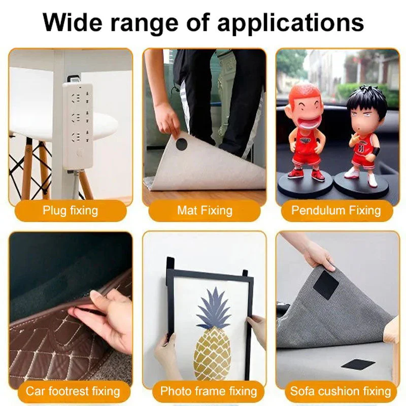 20PCS Autocollants FANTOM 👻 pour tapis – Collent sans se voir ! 💪🤫 - Image 2
