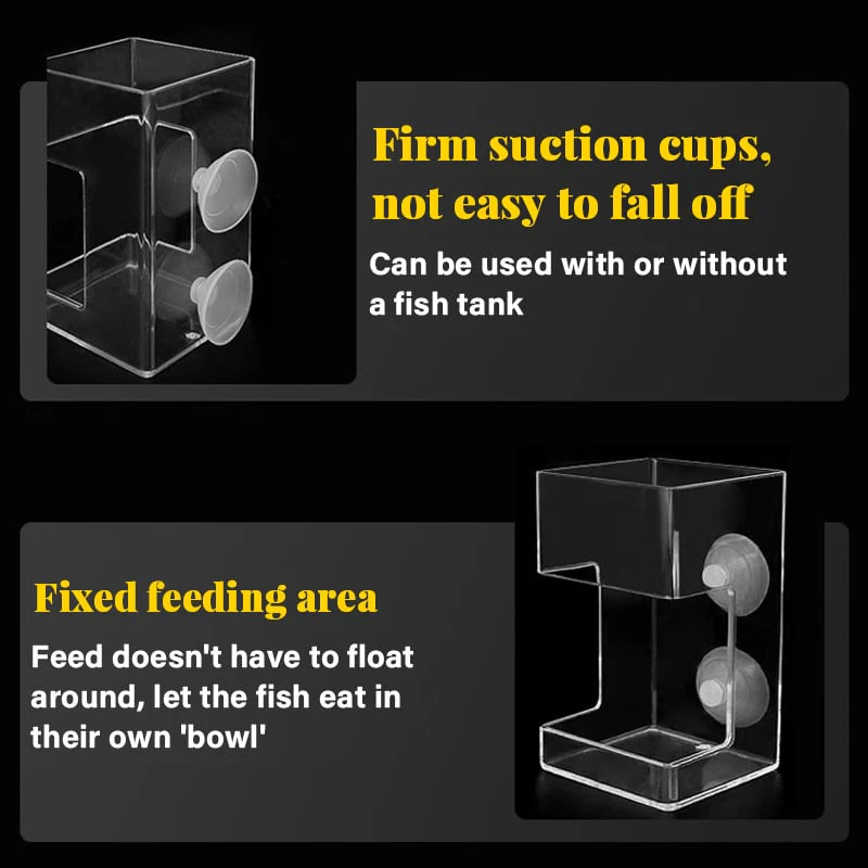 🔥 50% DE RÉDUCTION ! ✨ Anneau Nourrisseur pour Aquarium - Alimentation sans Arrêt de la Pompe, Fixation par Ventouses, Entretien Facile pour une Eau Propre 🐟💧 - Image 7