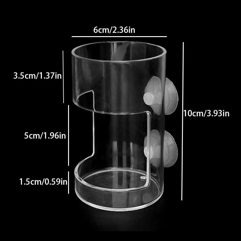 🔥 50% DE RÉDUCTION ! ✨ Anneau Nourrisseur pour Aquarium - Alimentation sans Arrêt de la Pompe, Fixation par Ventouses, Entretien Facile pour une Eau Propre 🐟💧 - Image 9