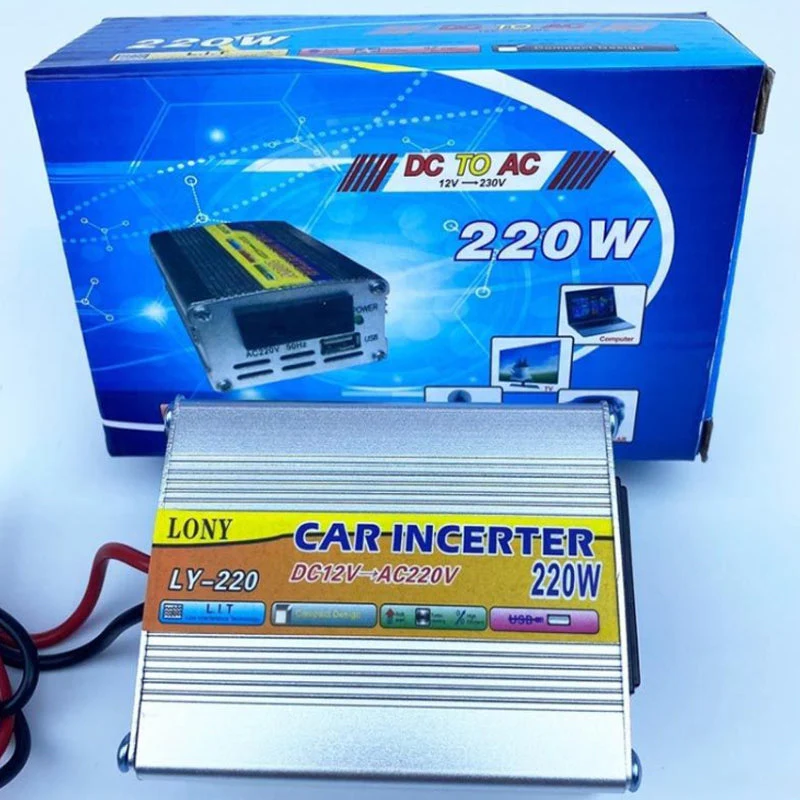 DC 12V to AC 220V Car Inverter - Image 5