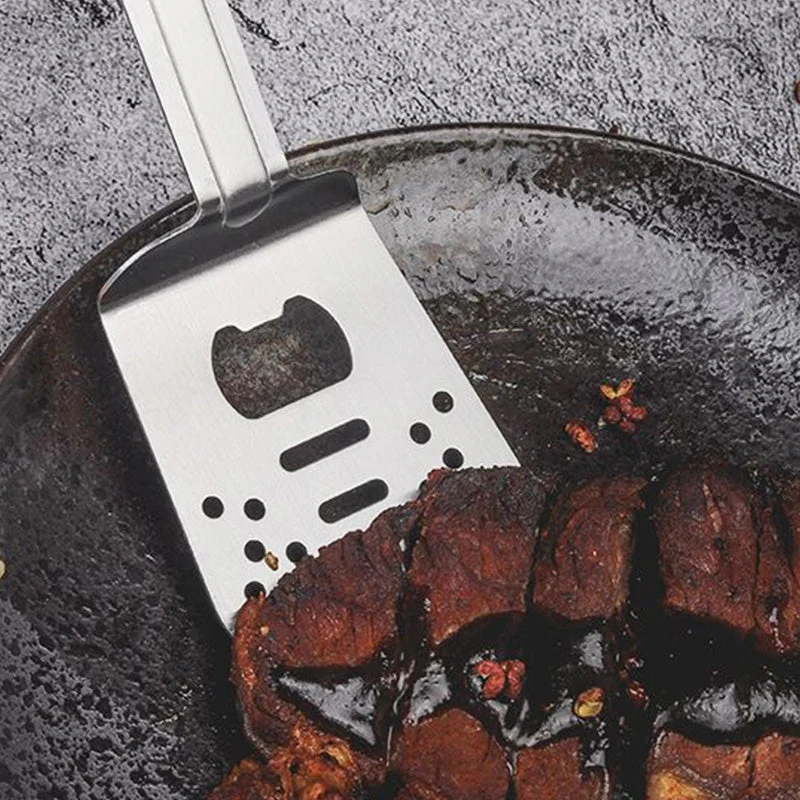 👨‍🍳👍3-in-1 Camping BBQ Grill Utensils Home Fork Spatula Clip - Image 5