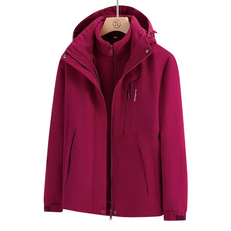 Veste Extérieure 3-en-1 Imperméable - Image 10