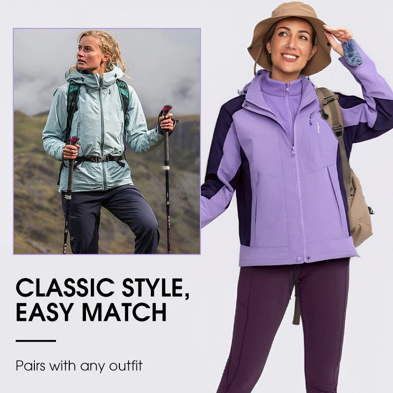 Veste Extérieure 3-en-1 Imperméable - Image 6