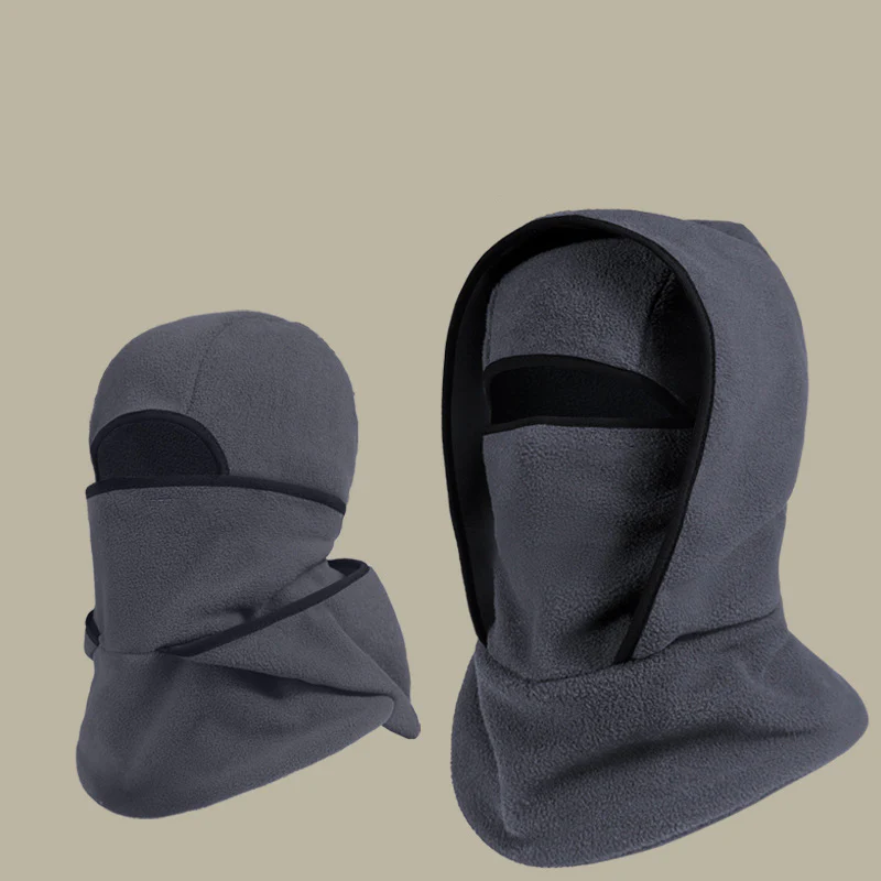 📢📢50 % de réduction !!!🎅 Masque 3 en 1 chauffant unisexe : bonnet + cache-cou + masque facial, anti-vent & compatible casque ! 🧣 - Image 3