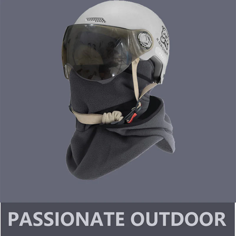 📢📢50 % de réduction !!!🎅 Masque 3 en 1 chauffant unisexe : bonnet + cache-cou + masque facial, anti-vent & compatible casque ! 🧣 - Image 6