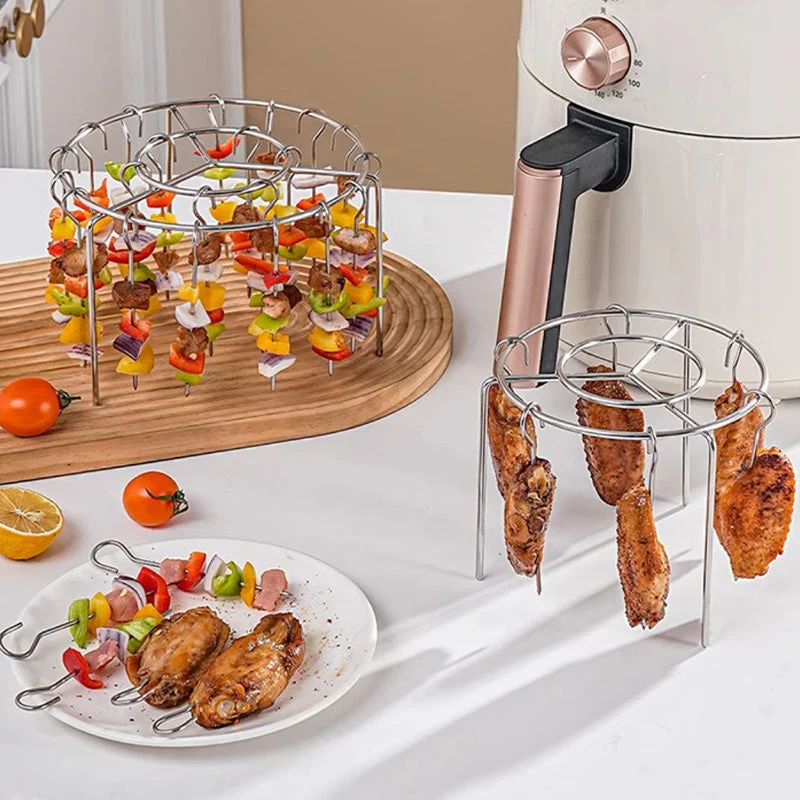 📢📢50% DE RÉDUCTION ! ✨Ensemble de grilles de cuisson multifonction en acier inoxydable 316 pour friteuse à air chaud