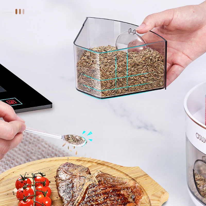 360° Rotating Double-Layer Spice Organizer - Image 2