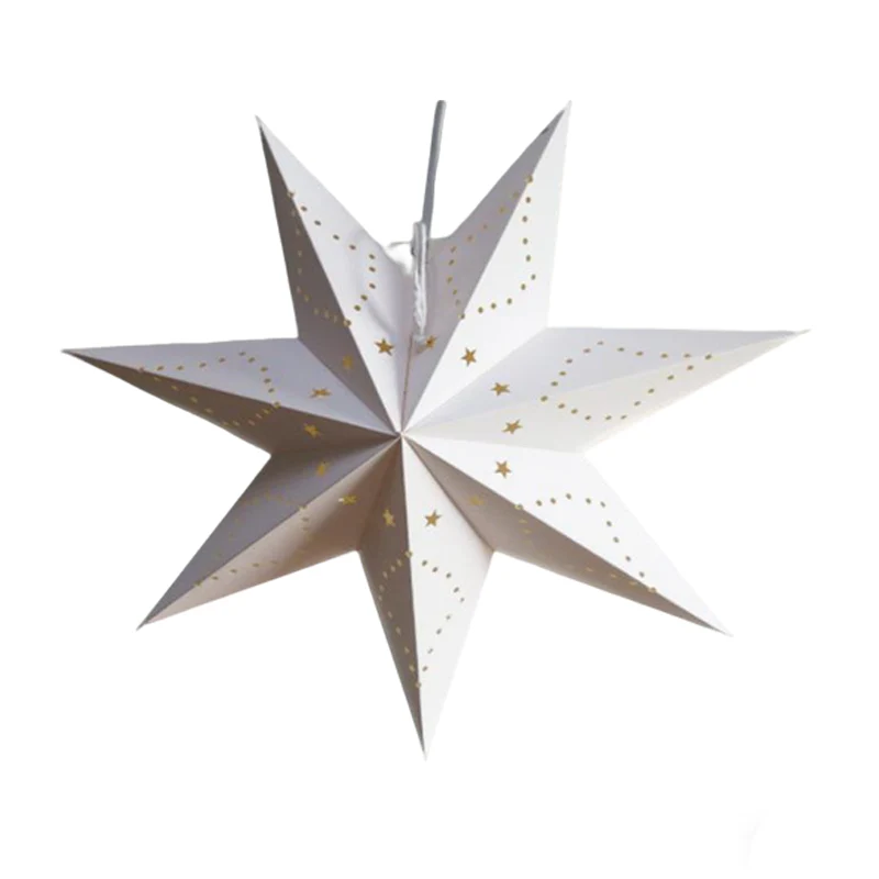 📢📢60% DE RÉDUCTION !!! 🎅Lanterne 3D en forme d'étoile à suspendre pour Noël avec lumières - Image 19