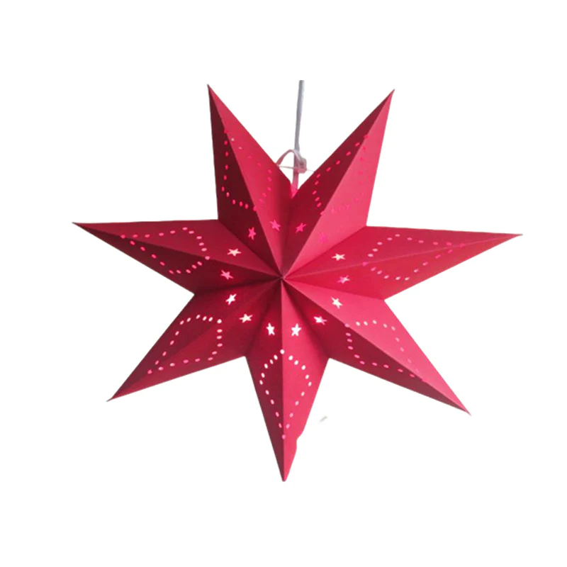 📢📢60% DE RÉDUCTION !!! 🎅Lanterne 3D en forme d'étoile à suspendre pour Noël avec lumières - Image 20