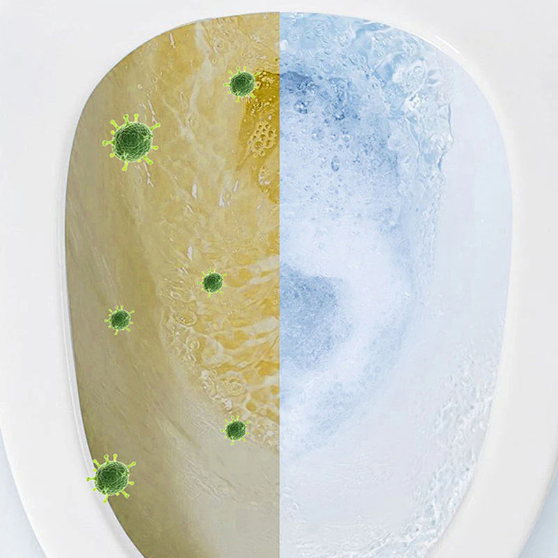 3 comprimés nettoyants pour toilettes au parfum frais - Image 2