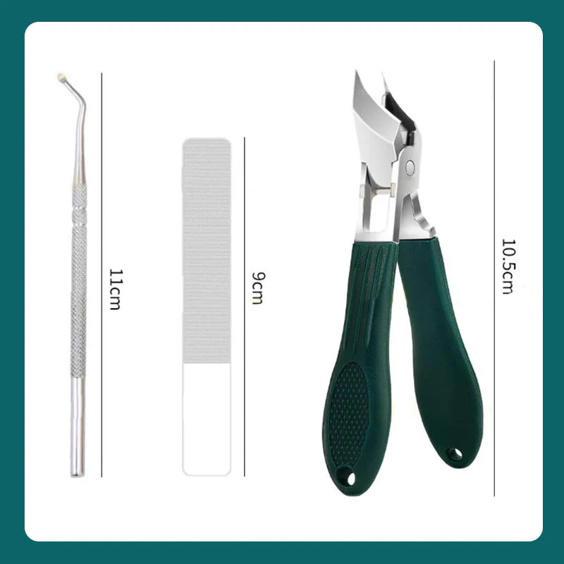 📢2025 Vente à chaud💅 Set de 3 pièces de coupe-ongles à bord incliné 25° anti-éclaboussures - Image 8