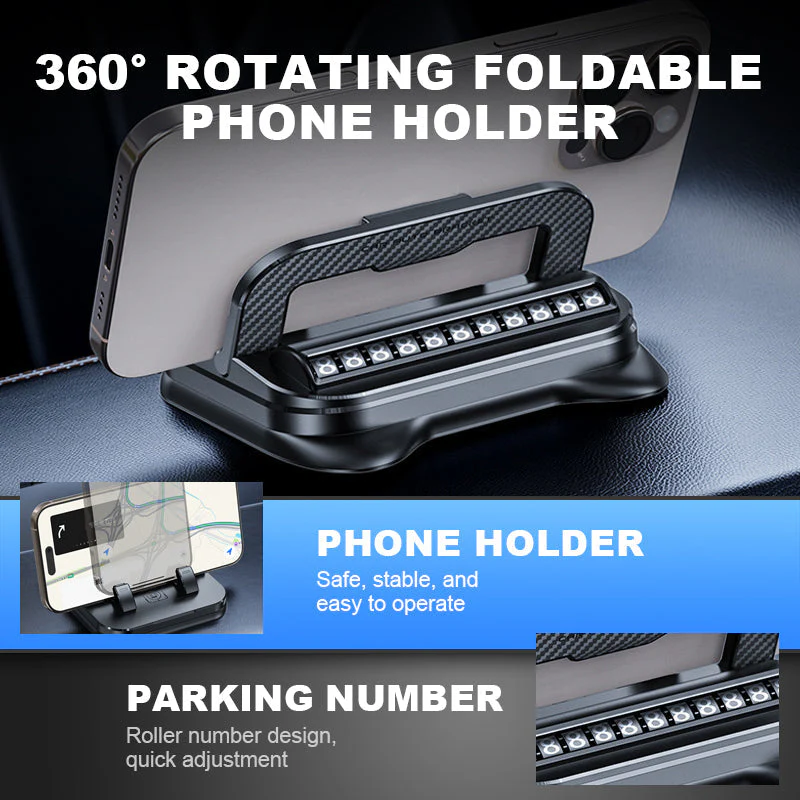 📢📢50 % de réduction !!! ✨Support Téléphone 360° Pliable – Universel, Antidérapant & Stable Partout ✨🚗