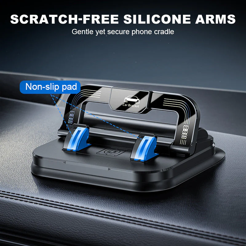📢📢50 % de réduction !!! ✨Support Téléphone 360° Pliable – Universel, Antidérapant & Stable Partout ✨🚗 - Image 4