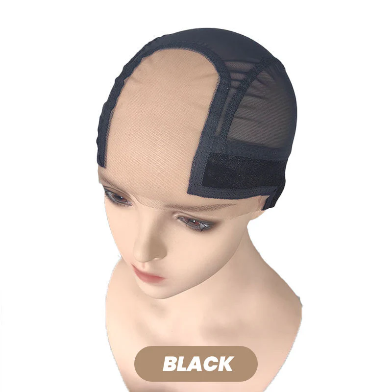✨Durée limitée 61% de réduction✨🪮4*5 Pouce U Part Mesh Stretch Tissage Perruque Cap - Image 11