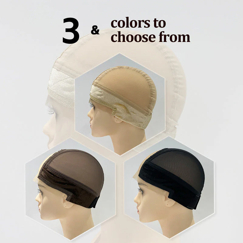 ✨Durée limitée 61% de réduction✨🪮4*5 Pouce U Part Mesh Stretch Tissage Perruque Cap - Image 3