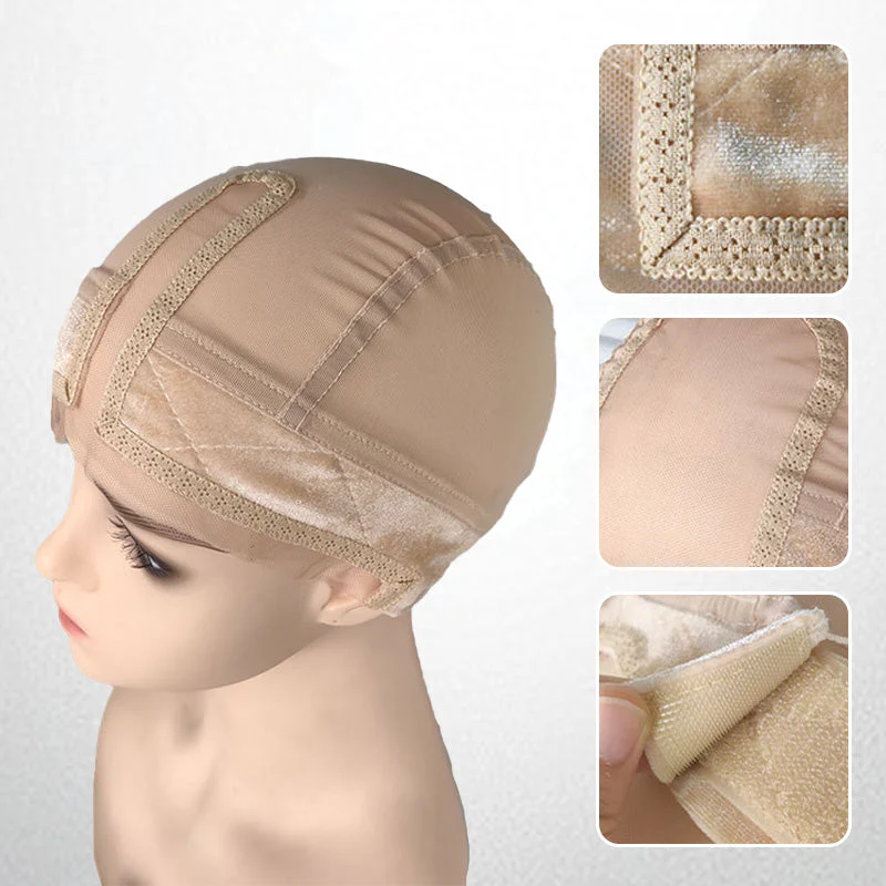 ✨Durée limitée 61% de réduction✨🪮4*5 Pouce U Part Mesh Stretch Tissage Perruque Cap - Image 7