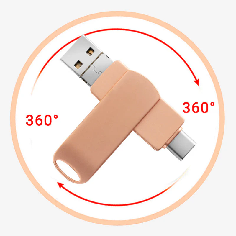 💾50% DE RÉDUCTION ! 📊 Clé USB 4-en-1 Multi-Interfaces - Transfert Ultra-Rapide vers PC/iPhone/Android, Compacte et Universelle 📱📦 - Image 4