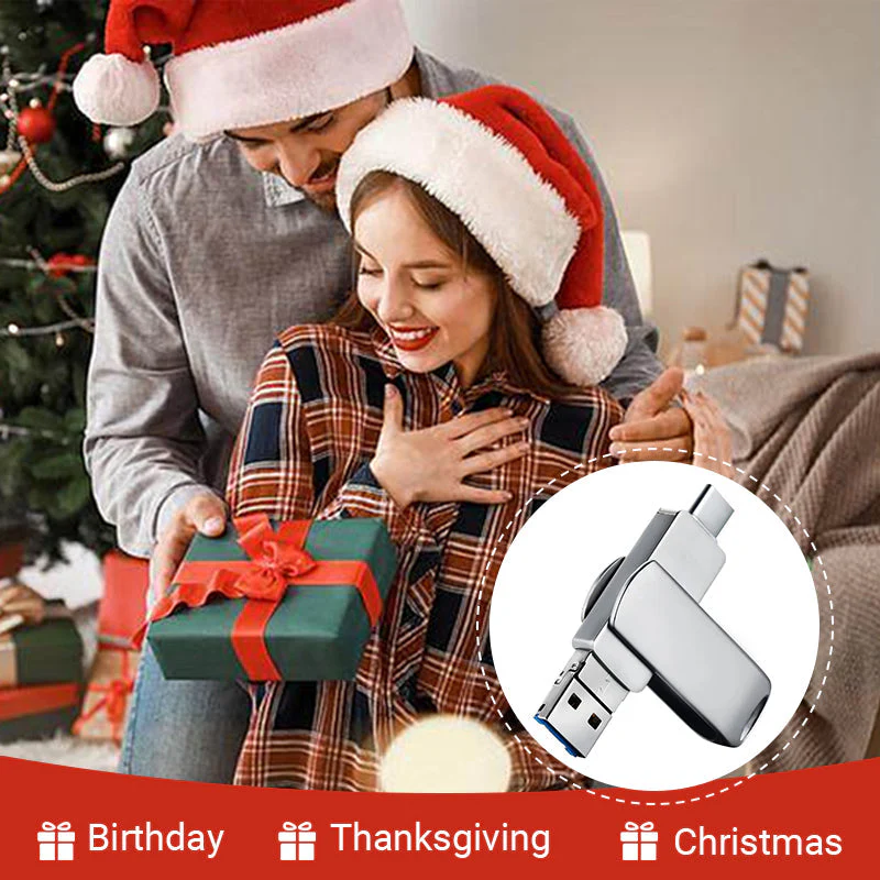 💾50% DE RÉDUCTION ! 📊 Clé USB 4-en-1 Multi-Interfaces - Transfert Ultra-Rapide vers PC/iPhone/Android, Compacte et Universelle 📱📦 - Image 9