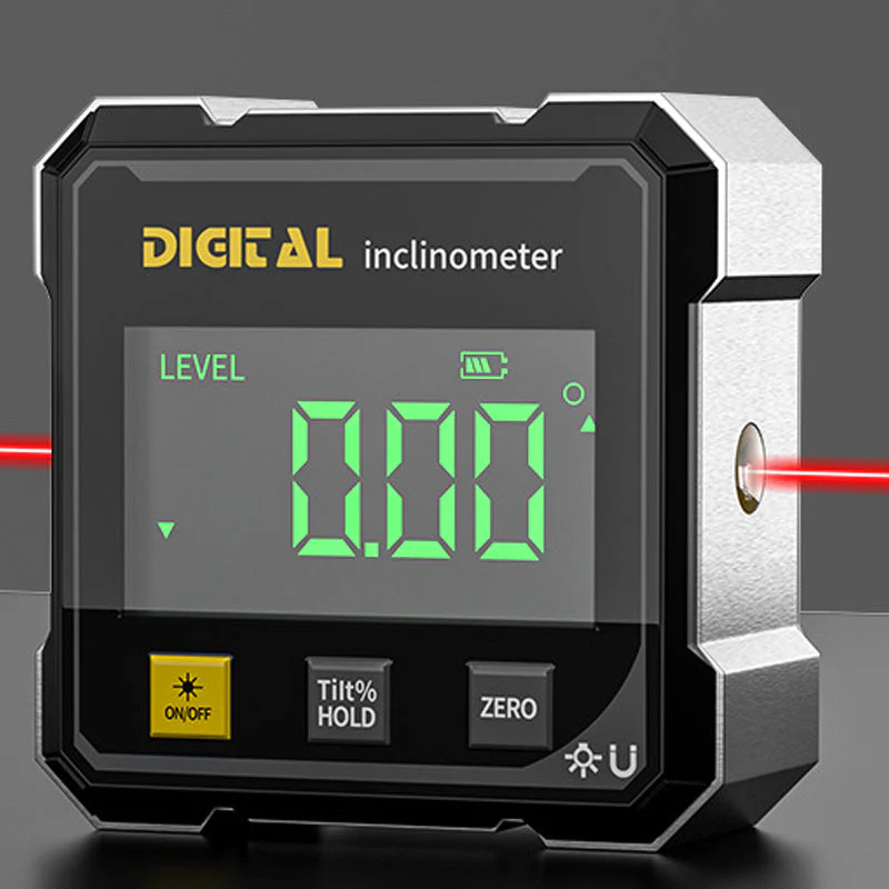 4-Side Magnetic Digital Angle Finder with Laser - Image 9