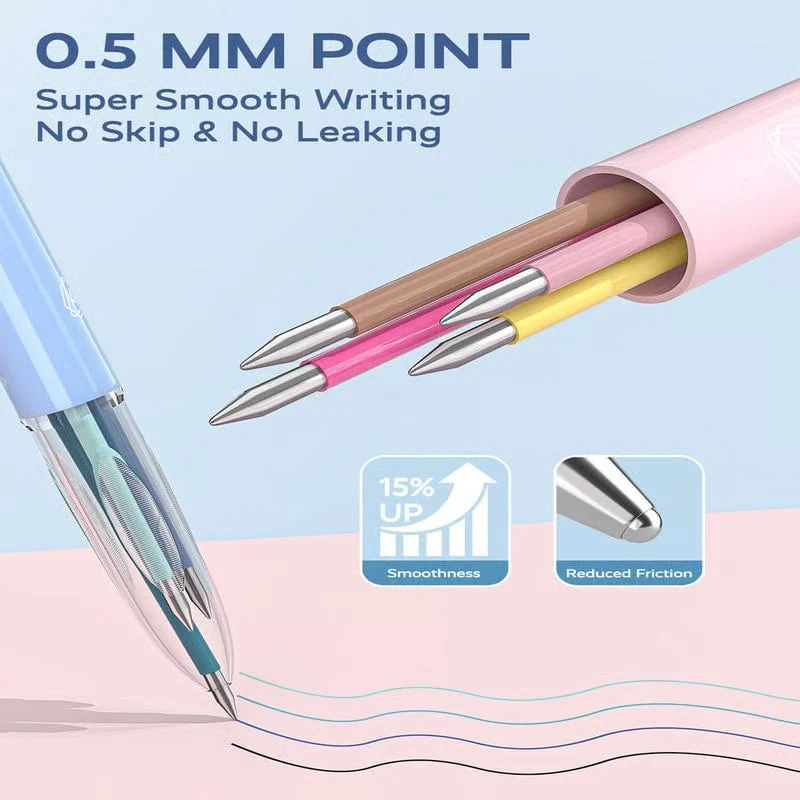 📢✨ Meilleure idée cadeau 50% 🎁-🌈 Stylos d'encre en gel 4 en 1 - Image 3