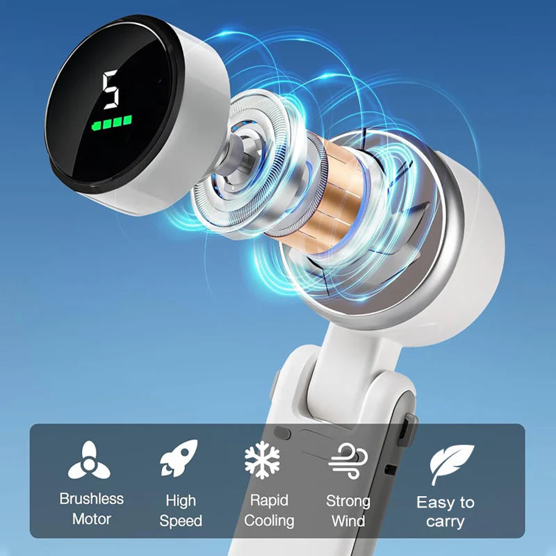 ⏳Réduction limitée de 50%💥Ventilateur Turbo Portable à Main - Image 4
